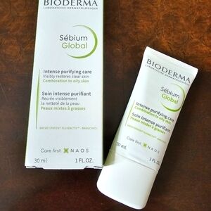 New Bioderma Sebium Global Intense Purifying Care, 1 fl.oz, Made in France